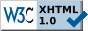 valid xtml 1.0 !